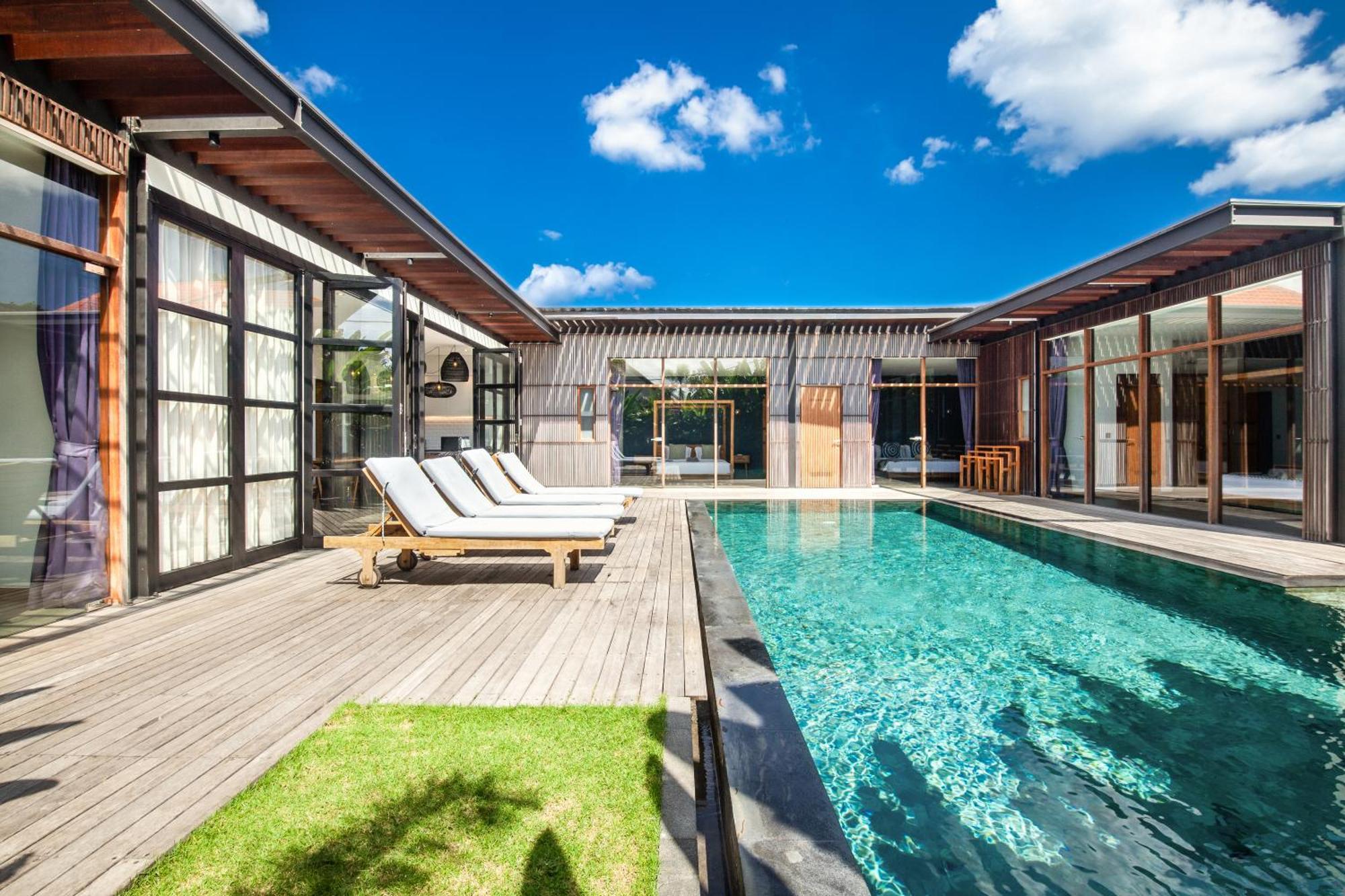 New 5Br Villa, Enclosed Lounge, Canggu Oasis Exteriör bild