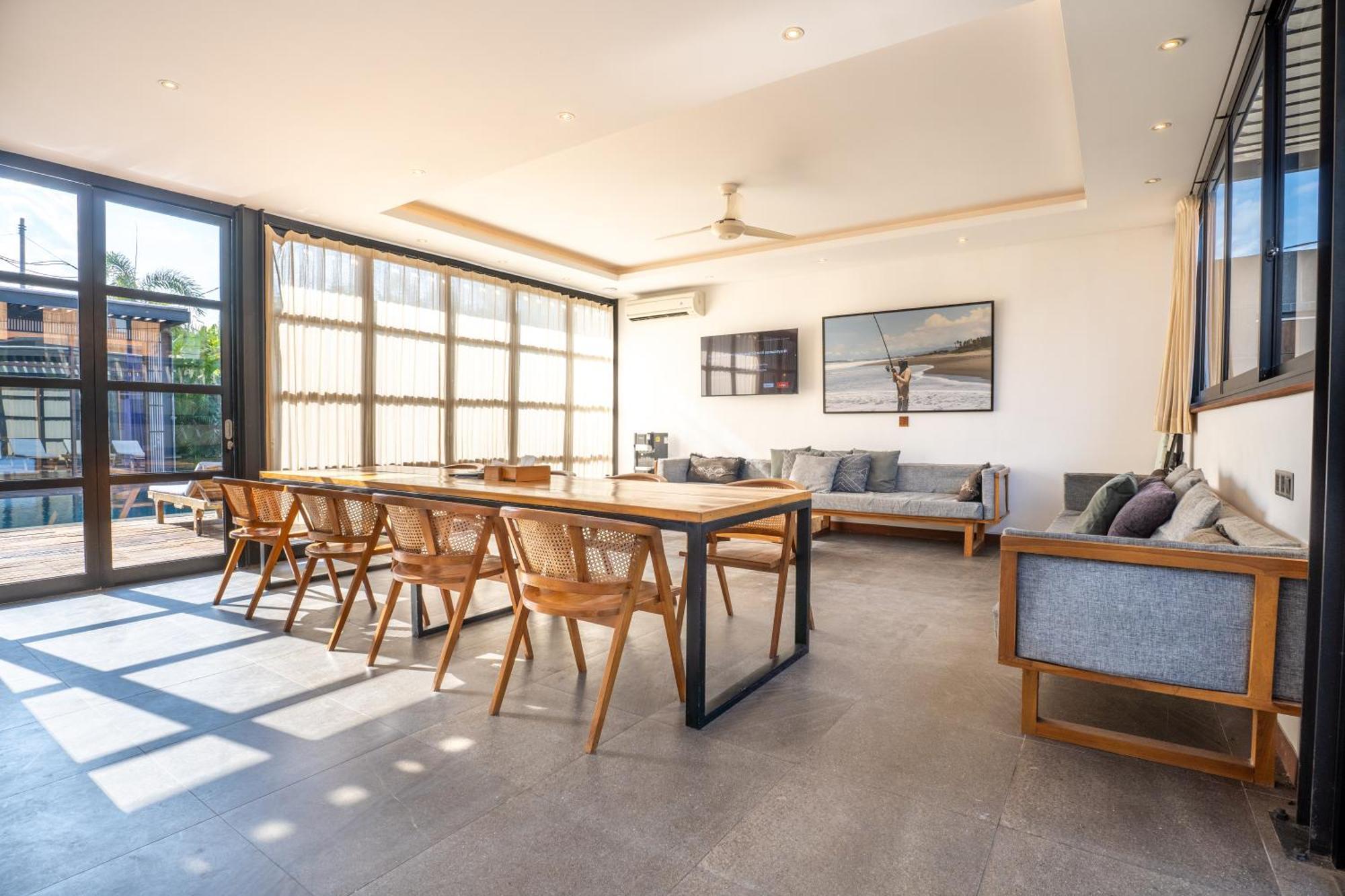 New 5Br Villa, Enclosed Lounge, Canggu Oasis Exteriör bild