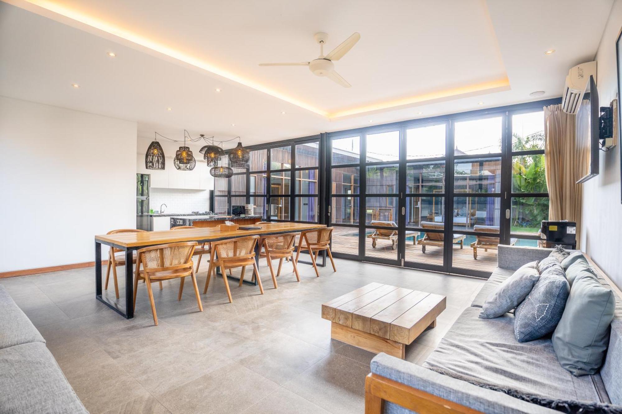 New 5Br Villa, Enclosed Lounge, Canggu Oasis Exteriör bild